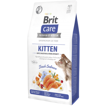 BRIT CARE ΓΑΤΑΣ GRAIN FREE KITTEN ΣΟΛΟΜΟΣ 7kg BRIT CARE ΓΑΤΑΣ GRAIN FREE KITTEN ΣΟΛΟΜΟΣ 7kg
